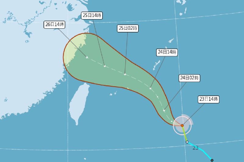 圖／中央氣象署 ，以下同
