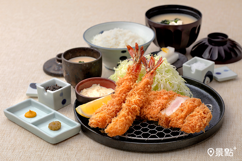 海陸雙響推薦｜草蝦雙拼定食系列。