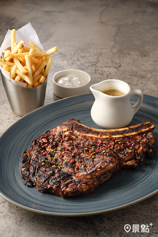 18oz.帶骨肋眼。