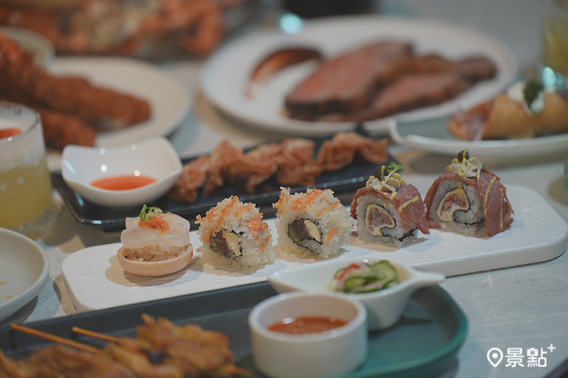 「Ocean Bar」匯聚來自世界各地的新鮮海味，精緻呈現特色小缽與匠心壽司，宛如一場味蕾的海洋漫遊。（圖／饗賓集團）