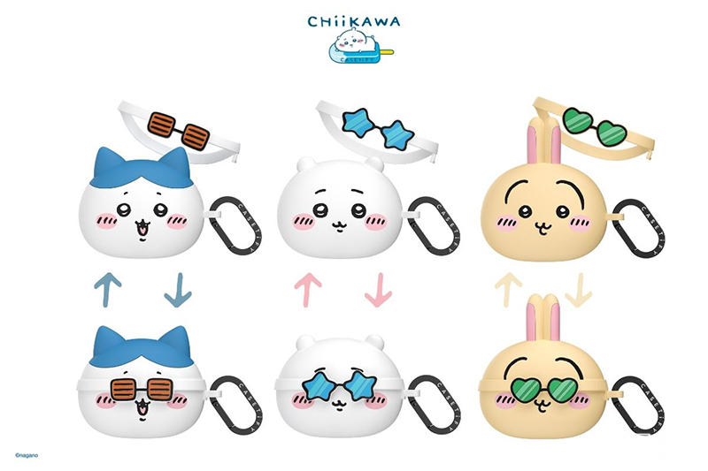 吉伊卡哇日光浴珍藏版耳機保護殼。