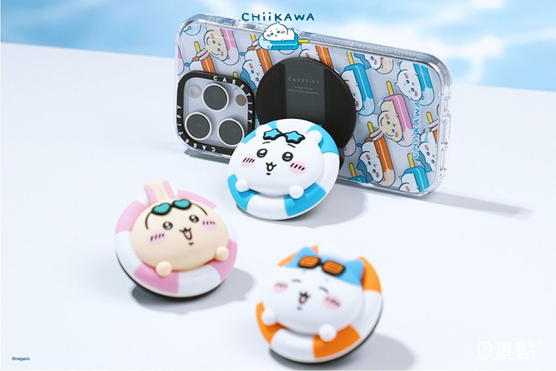 吉伊卡哇泳圈珍藏版手機支架。