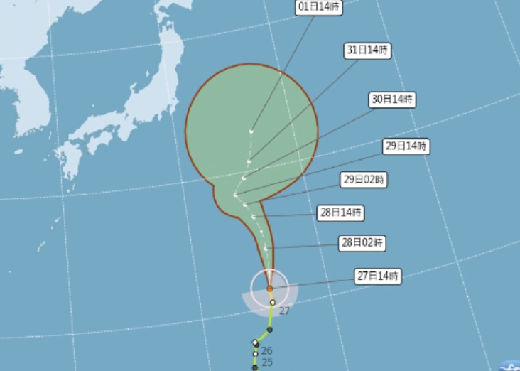 圖 / 中央氣象署