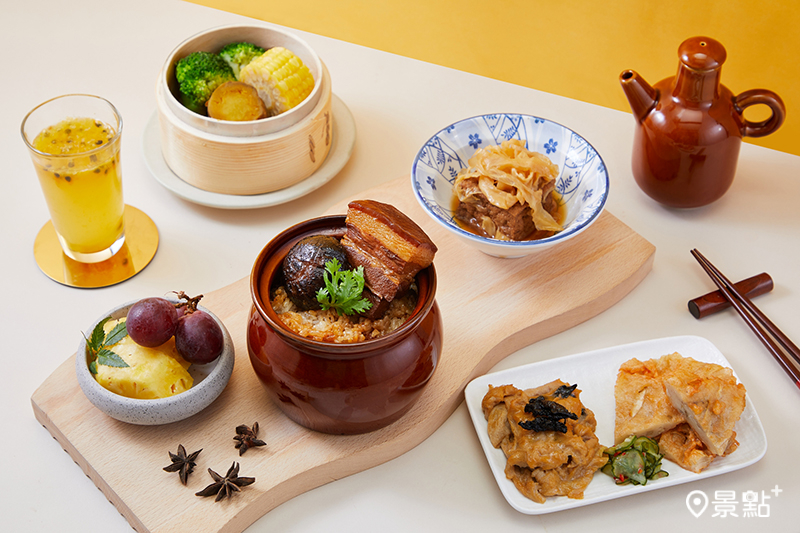 攤味早餐套餐-泉州爌肉壺仔飯。