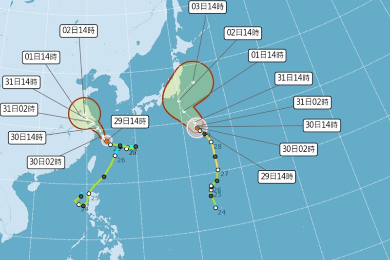 竹節草颱風外圍環流影響！高雄屏東山區停班停課台南正常上班上課