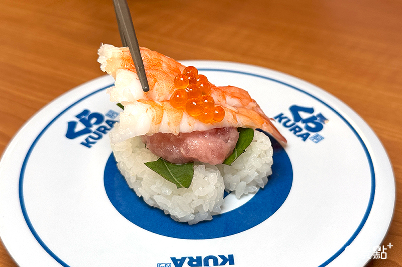 贅澤鮮蝦海鮮塔。