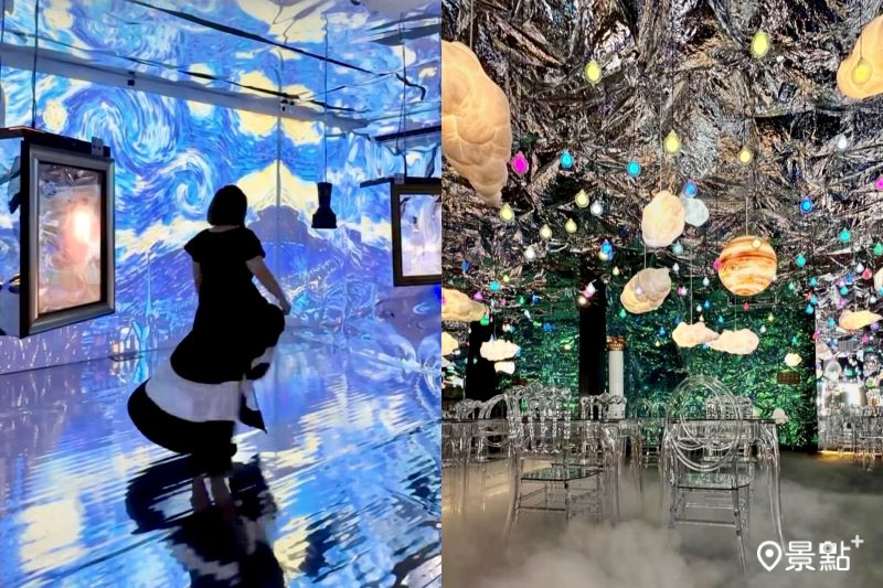 「萬霧小籠湯包」擁有沉浸式藝術空間，吸引人前往取景。（圖／moon_haha、萬霧小籠湯包）