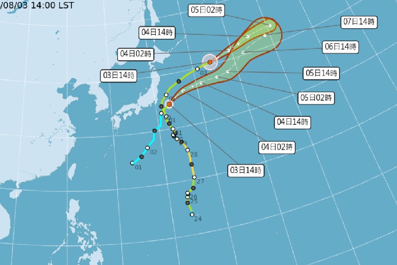 第10號颱風白鹿生成！大規模劇烈豪雨警報未停停班停課一覽一週天氣預報先看