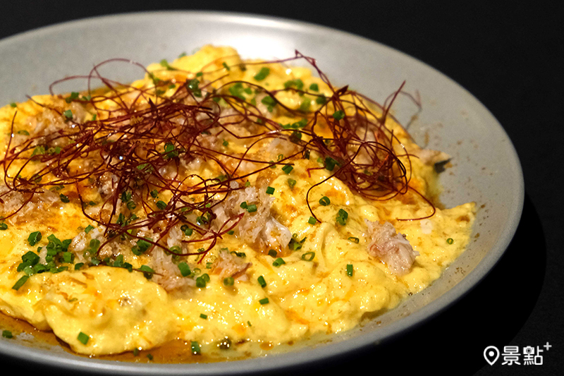 烏魚子蟹肉歐姆蛋 每份270元。