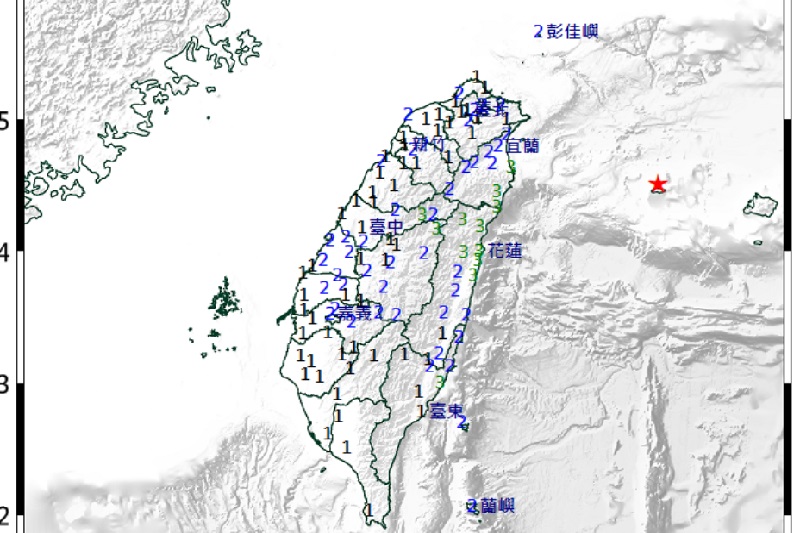 圖 / 中央氣象署
