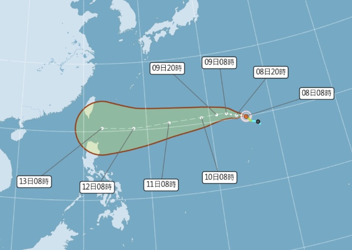 圖 / 中央氣象署