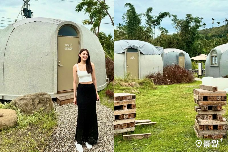「波希謐境 BOHOLAND」擁有全台唯一波波屋及歐美曠野風格環境，吸引人前往拍照打卡。（圖／joyce77171）