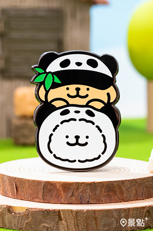 金屬冰箱貼(熊貓款)。