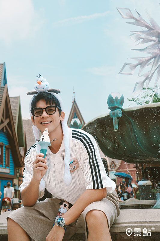林柏宏最推薦的冰雪奇緣主題園區《魔雪奇緣世界》，彷彿走進艾倫戴爾王國。