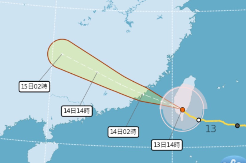 楊柳颱風登陸後飆速出海！停班停課一覽陸上強風達紅色燈號出門注意安全