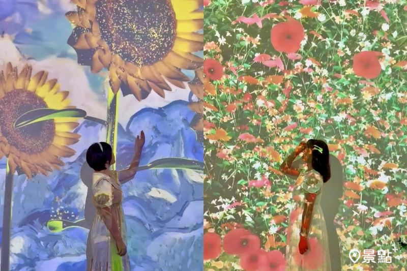 360度投影梵谷莫內名畫動起來！印象派150週年光影展5大展區一次看