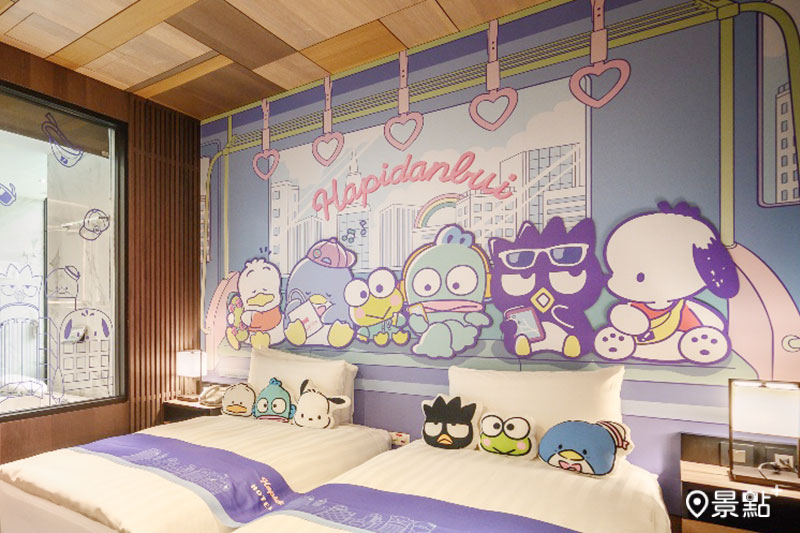 三麗鷗男團6大明星登場！東旅台北台中5大主題房型粉絲必追