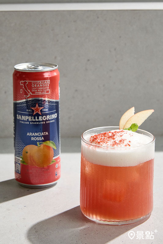 Oolong Kiss — Aranciata Rossa Cocktail 橙光茶影。