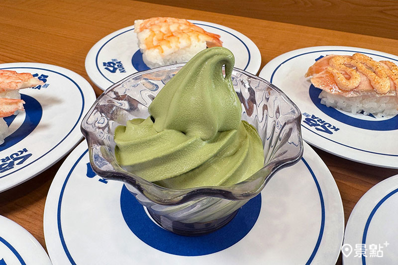 靜岡抹茶霜淇淋。