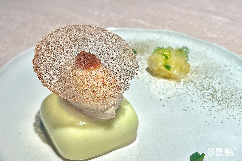 《春之綠》富士蘋果 / 烏龍茶冰淇淋 / 茴香。