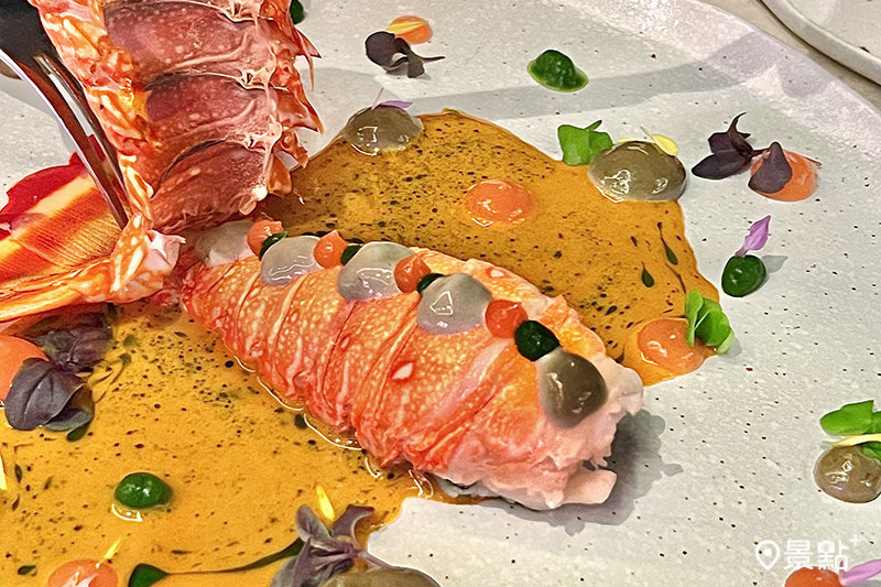 龍蝦三重奏 碳烤龍蝦。