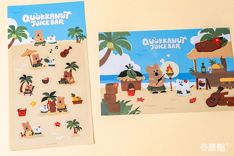 貼紙(共兩款)。（圖／爭鮮，以下同）