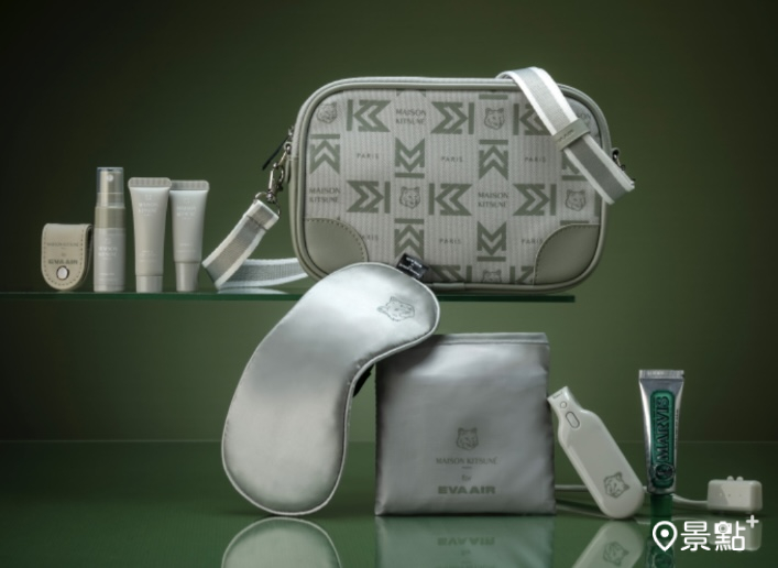 長榮航空XMaison Kitsuné全新過夜包！新開航線率先使用 機上新菜單公開