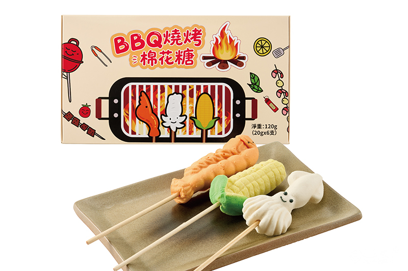 BBQ燒烤棉花糖。
