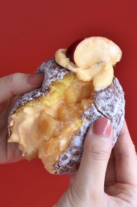 聯名口味「I’m apple junkie」。（圖／i.m.donut，以下同）