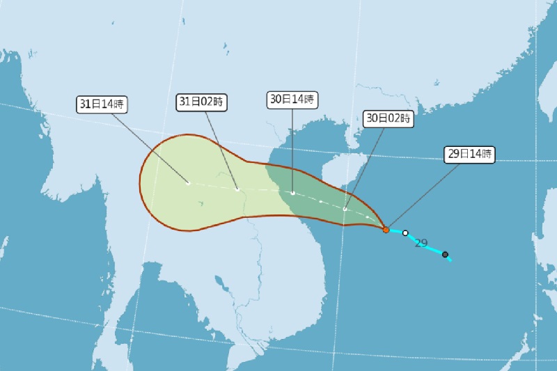 TD17最快週六生成藍湖颱風！高溫午後雷陣雨週末天氣預報注意