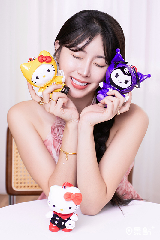 造型絨毛吊飾(門市現貨，款式隨機)。