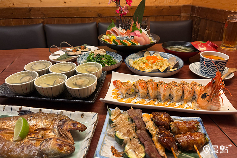 狗一下壽星禮海蝦毛毛蟲壽司。（圖／狗一下）