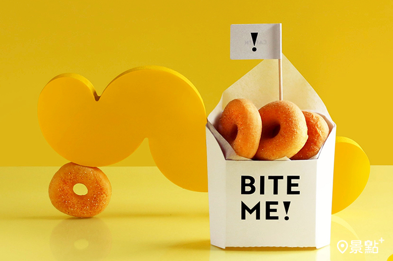 BBQ 芥末小米甜甜圈。