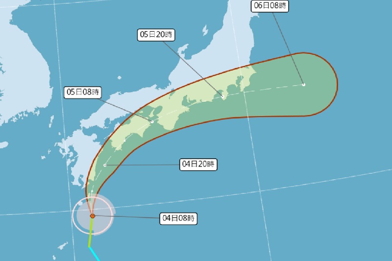 15號颱風琵琶生成！大範圍影響日本赴日旅遊要留意 全台雨區擴大留意午後雨