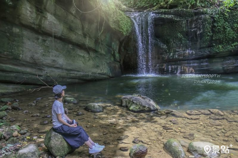 順遊景點「望古瀑布」。