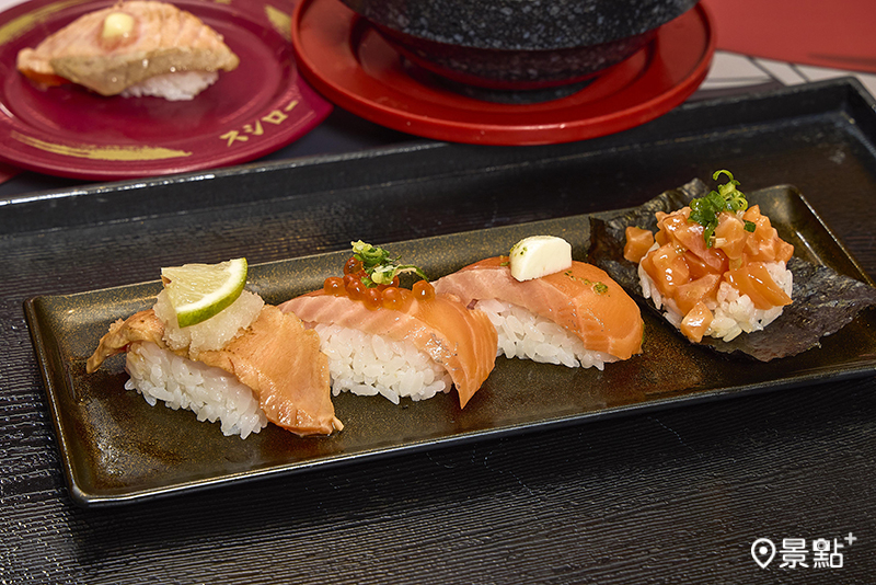 青森縣產鱒鮭拼盤。
