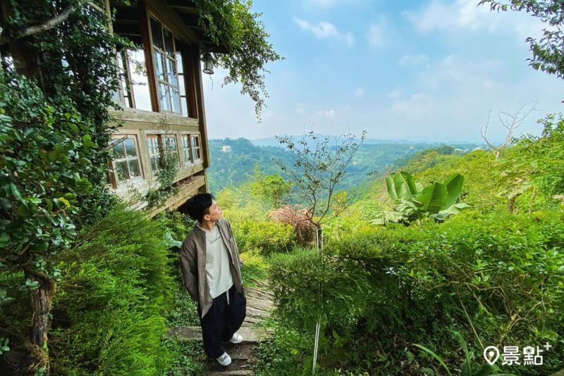 「仙塘跡農園餐廳」擁有山林環繞樹屋空間，宛如世外桃源般清幽。（圖／jian_dede）