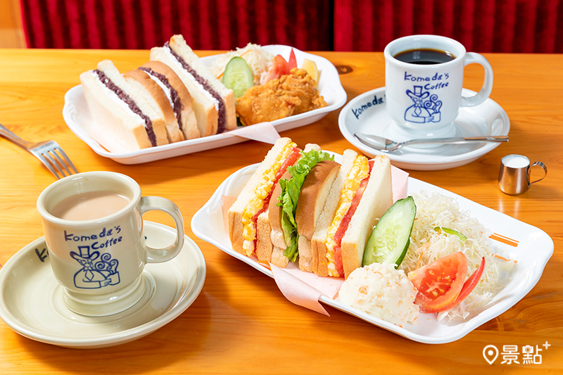 客美多咖啡平日限定的商業午餐。