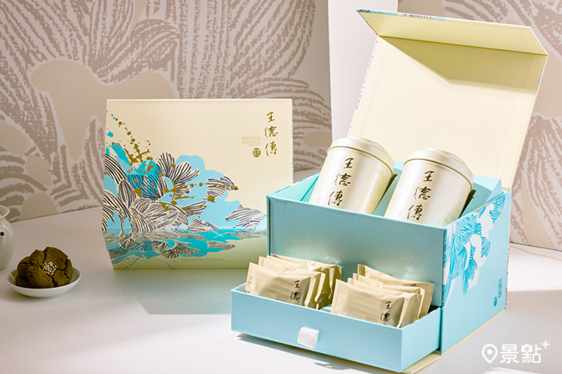 王德傳中秋限定《雲月合茗》系列茶禮登場。（圖／王德傳，以下同）