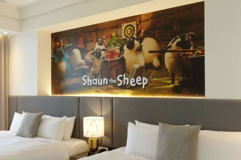 福爾摩沙遊艇酒店笑笑羊主題房「農場日常」。（圖／福爾摩沙遊艇酒店，以下同）