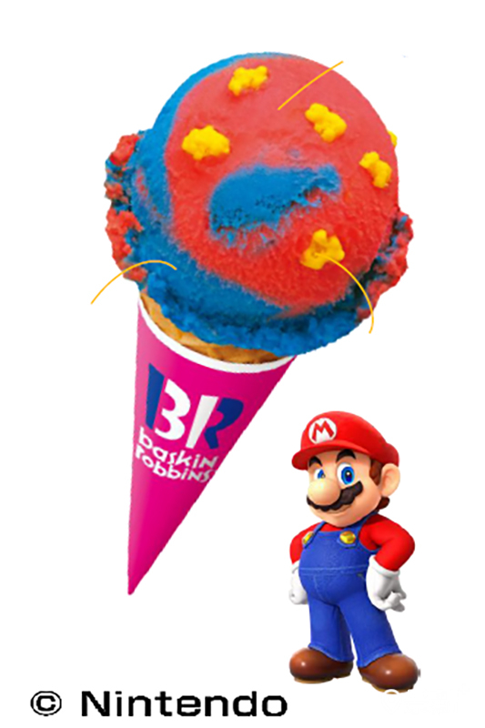 水果夏日雪酪。