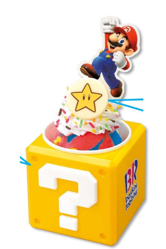 ？磚塊單球聖代。（圖／©Nintendo）