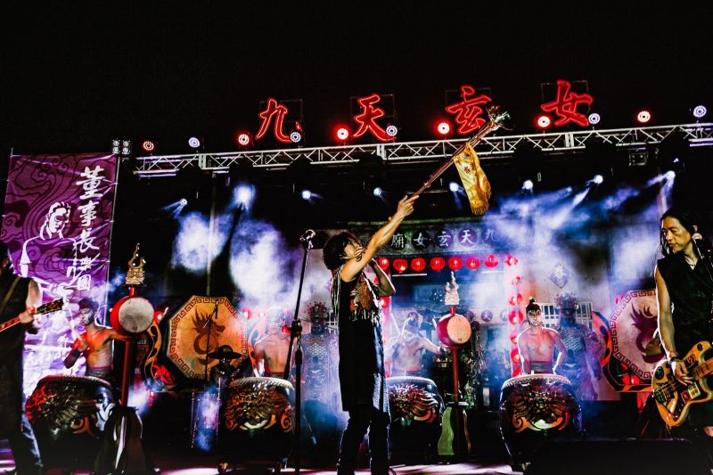 九天民俗技藝團。（圖／日月潭國家風景區管理處）