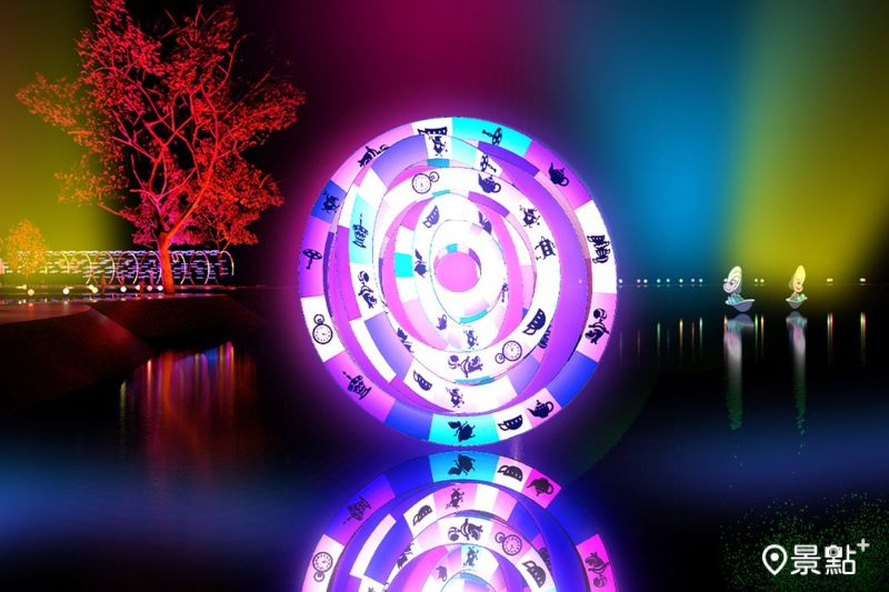 展區「光月疊影」。（圖／嘉義市政府）