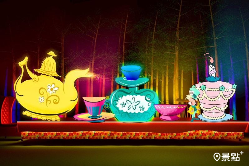 展區「瘋狂茶會」。