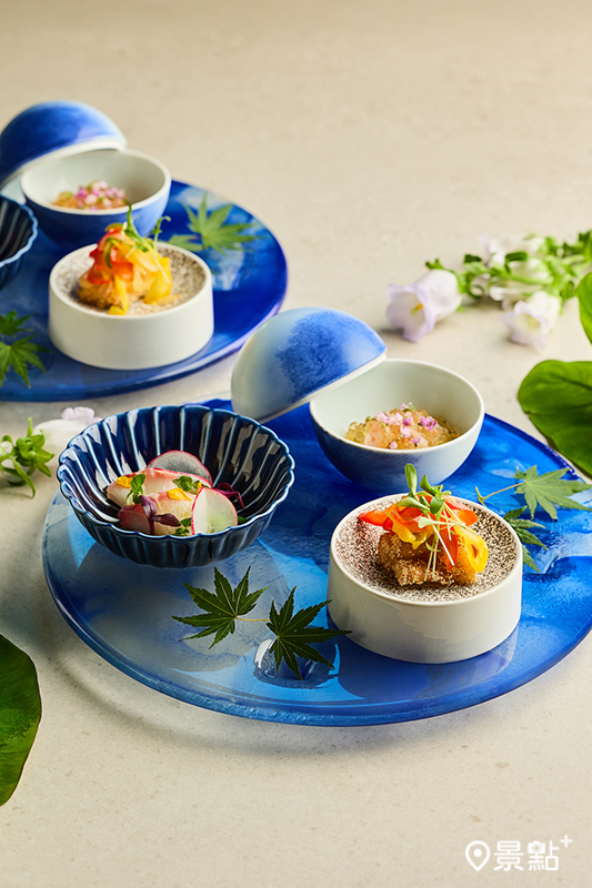 主廚推薦前菜三品。