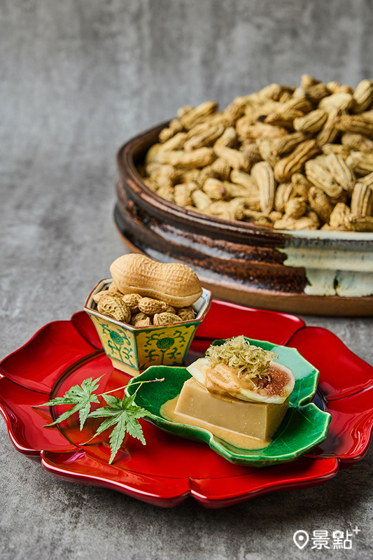 無花果花生豆腐。