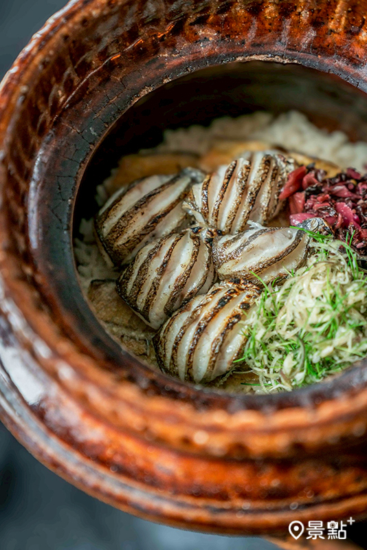 刺鯧釜炊御飯。
