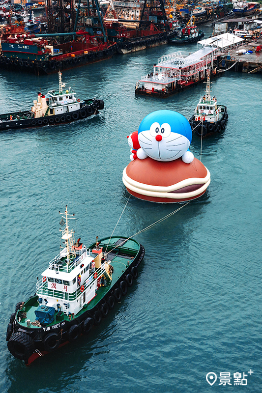 哆啦A夢海上巨型氣偶。