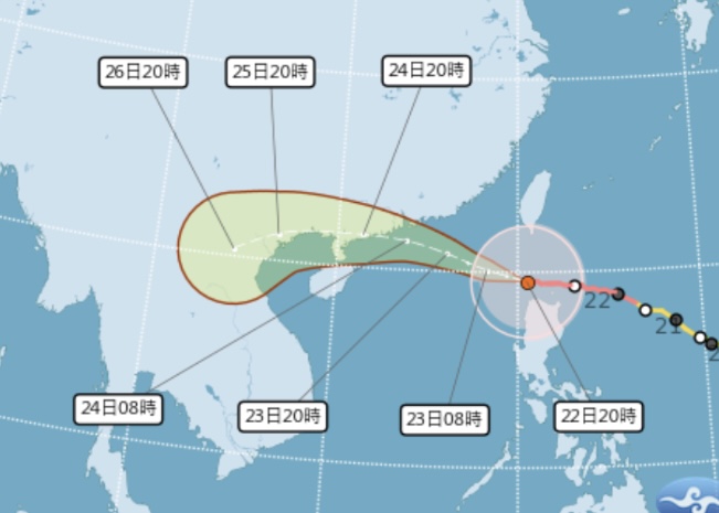 圖 / 中央氣象署